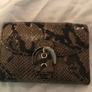 Snake skin Coach wallet